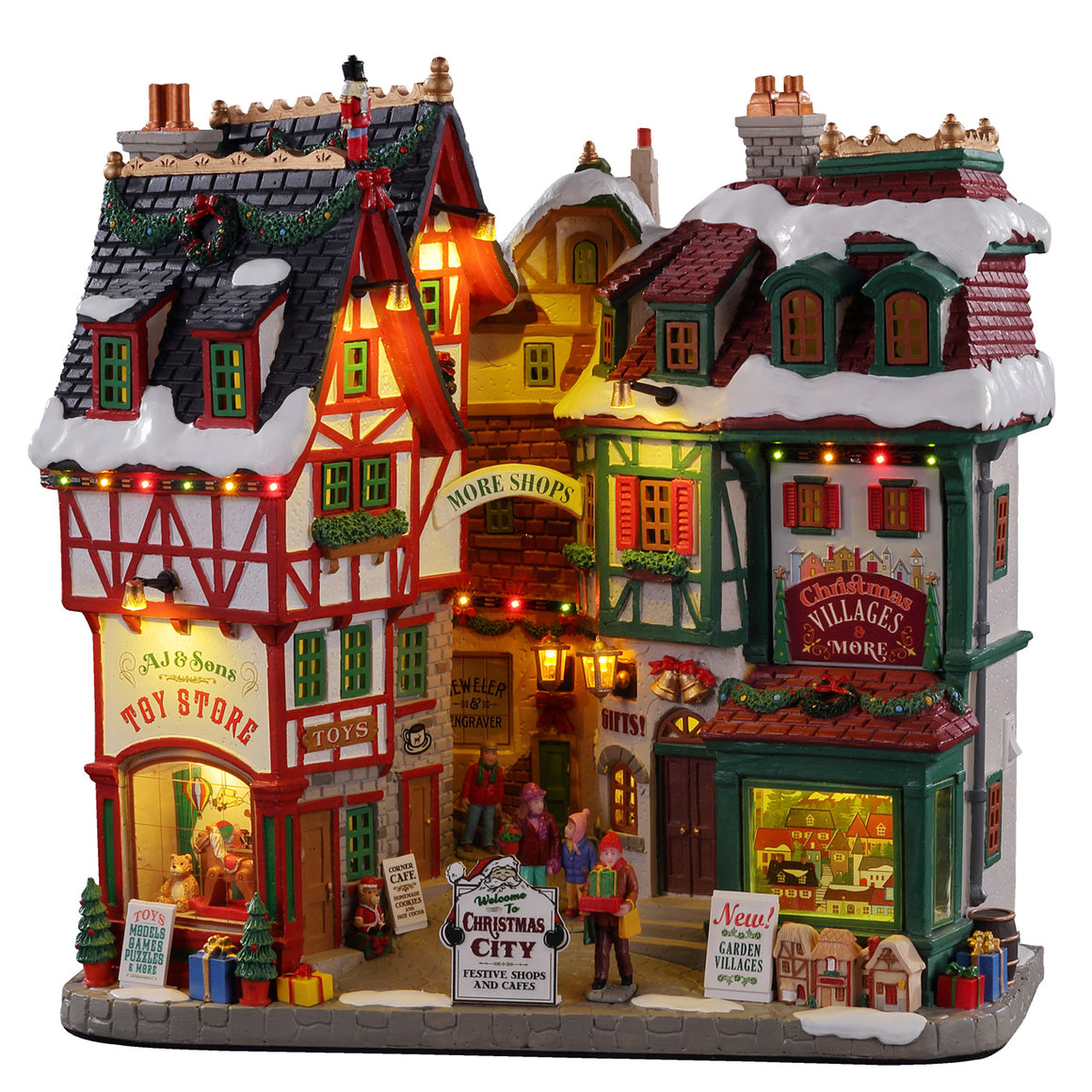 Lemax Village Facades Tiny Spaces Christmas Collection