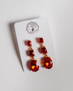 The Sadie Rhinestone Drop Earrings