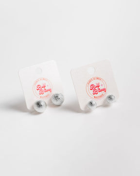 Disco Ball Stud Earrings