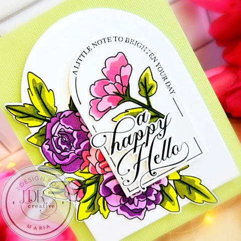 A Happy Hello Arch Card