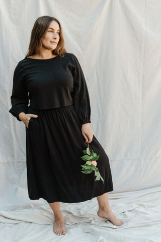 Linen Mae Dress - Extended