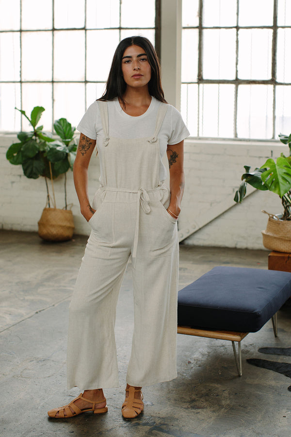 rachel pally linen remy jumpsuit