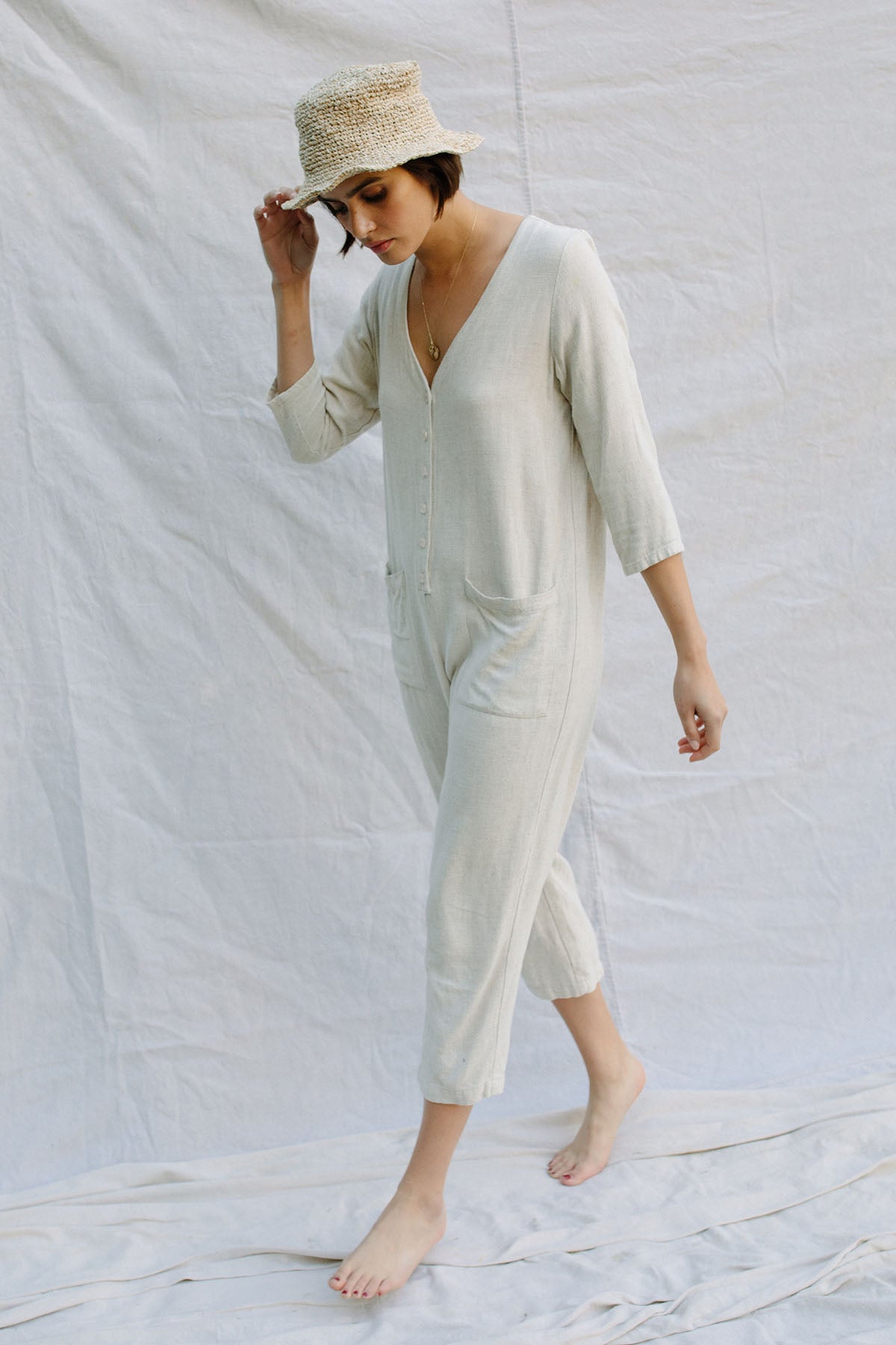 Linen Troy Jumpsuit