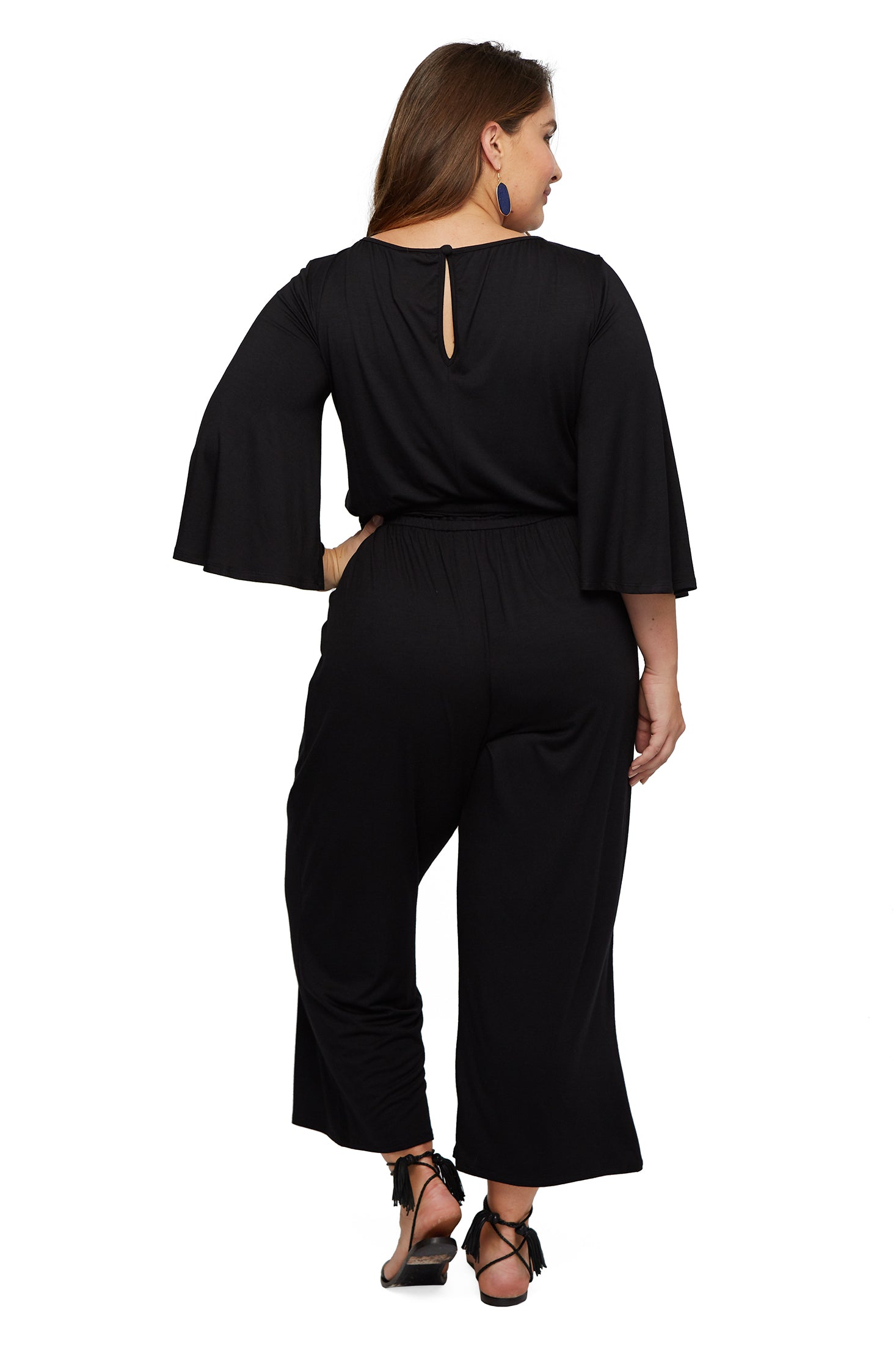 Vega Jumpsuit - Black, Plus Size – Rachel Pally