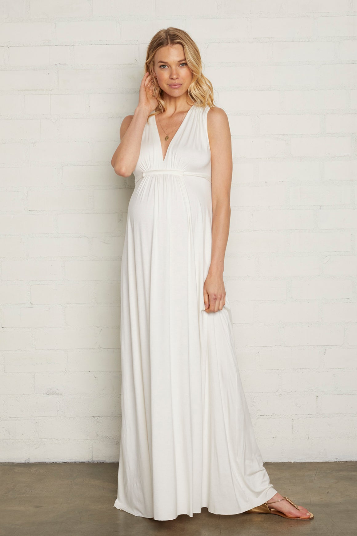 rachel pally caftan maternity maxi dress