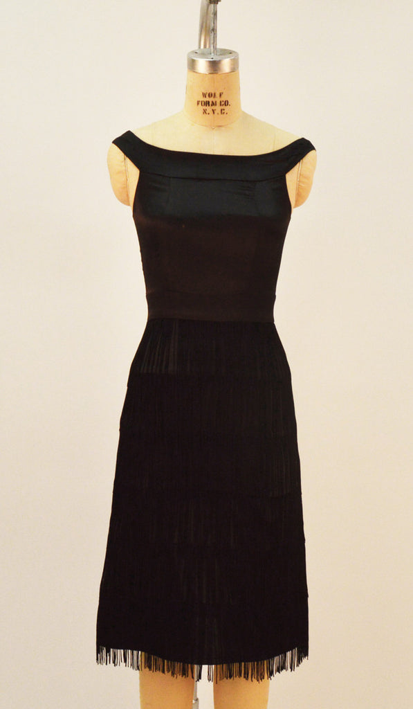 black gatsby dress