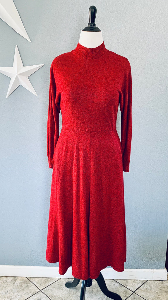 80s sweater dress