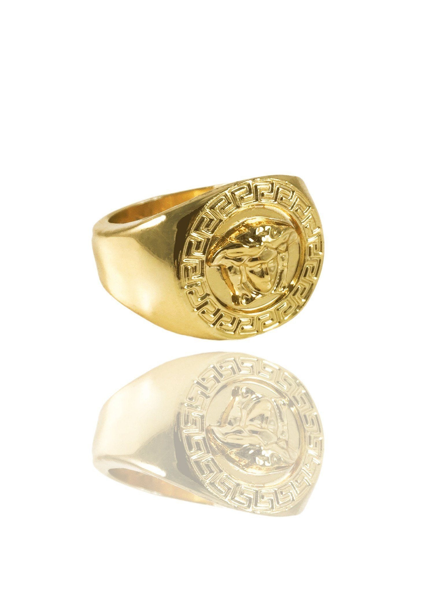 medusa gold ring