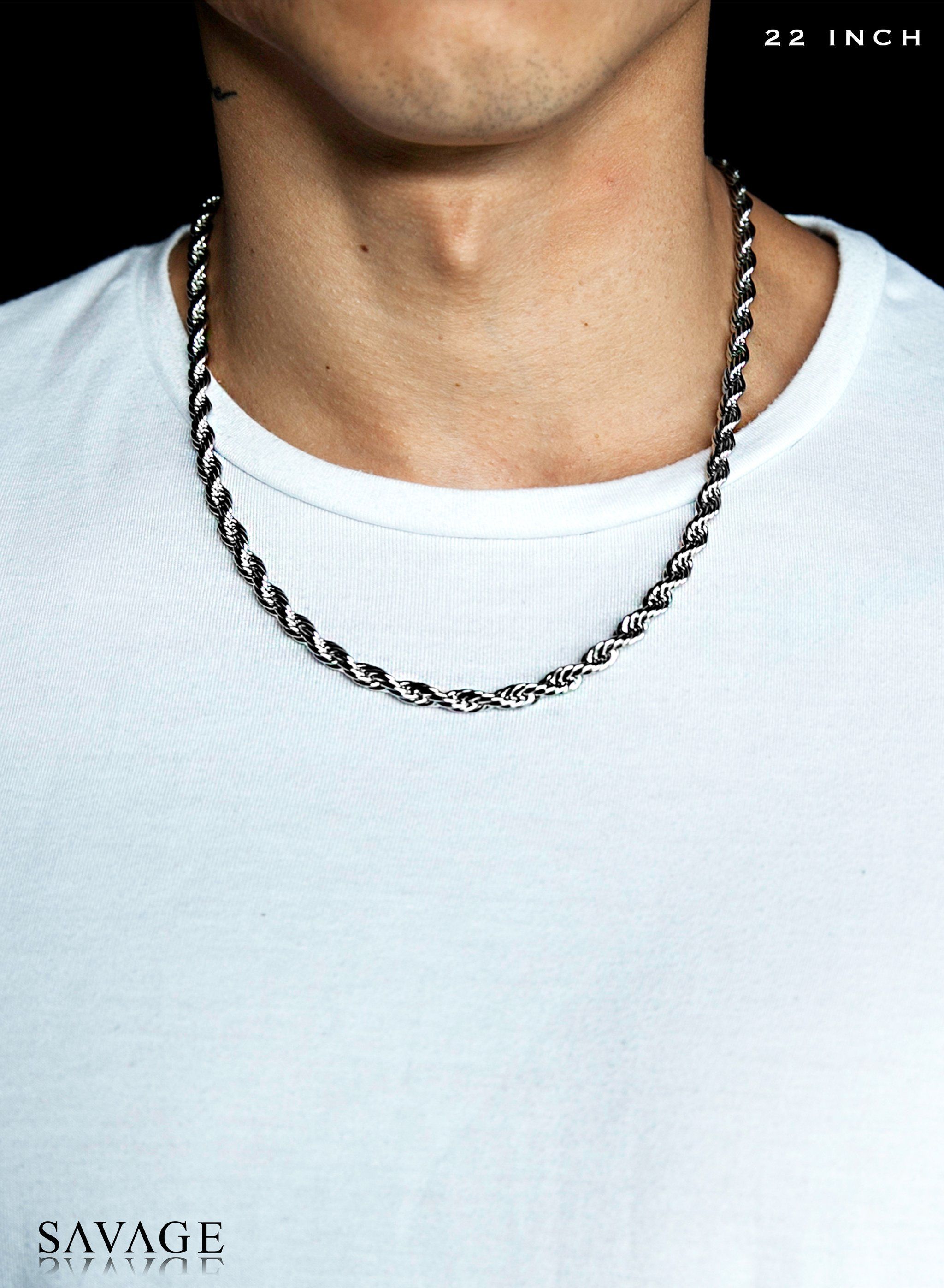 Rope Chain x White Gold - Savage | Luxury