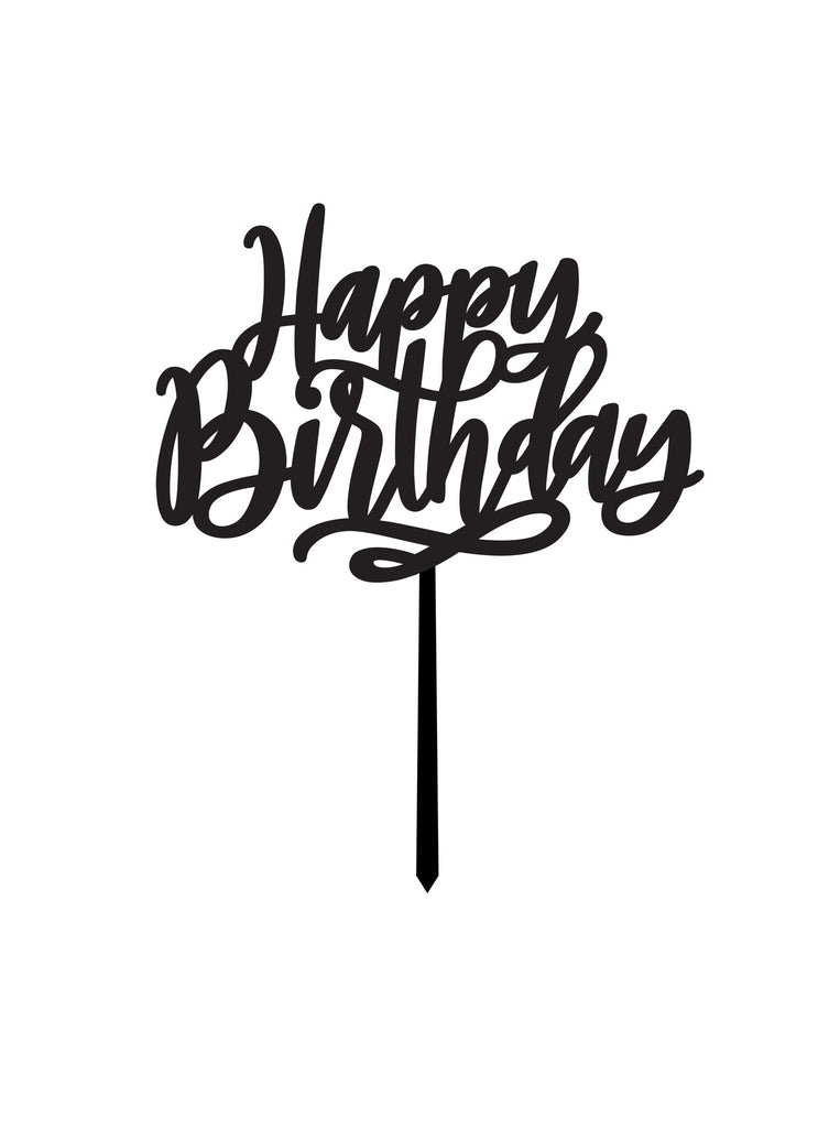 Download Happy Birthday CAKE TOPPER - Justine Ma