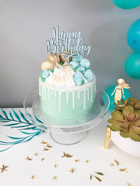 Happy Birthday CAKE TOPPER - Justine Ma