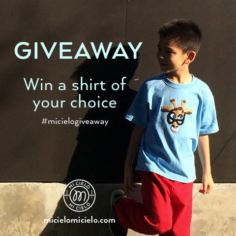 Win a mi cielo shirt of your choice!