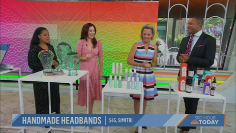 Simitri's handcrafted headbands featured on the Today Show for AAPI month