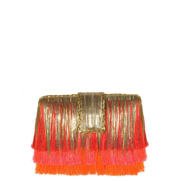 Eclipse Kitsch Clutch | Sequin Clutch with Gold Metal Chain Online