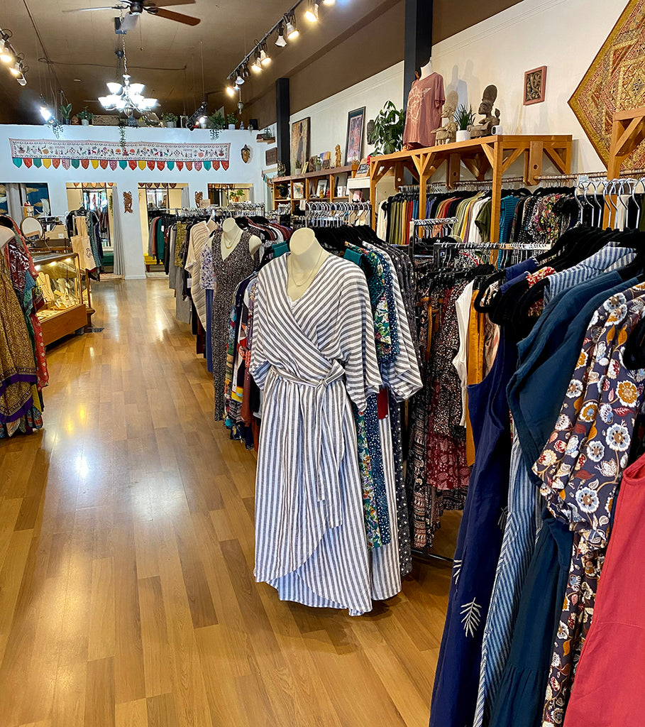 Interior shot of The Golden Crane, a tonlé featured retailer in Oregon