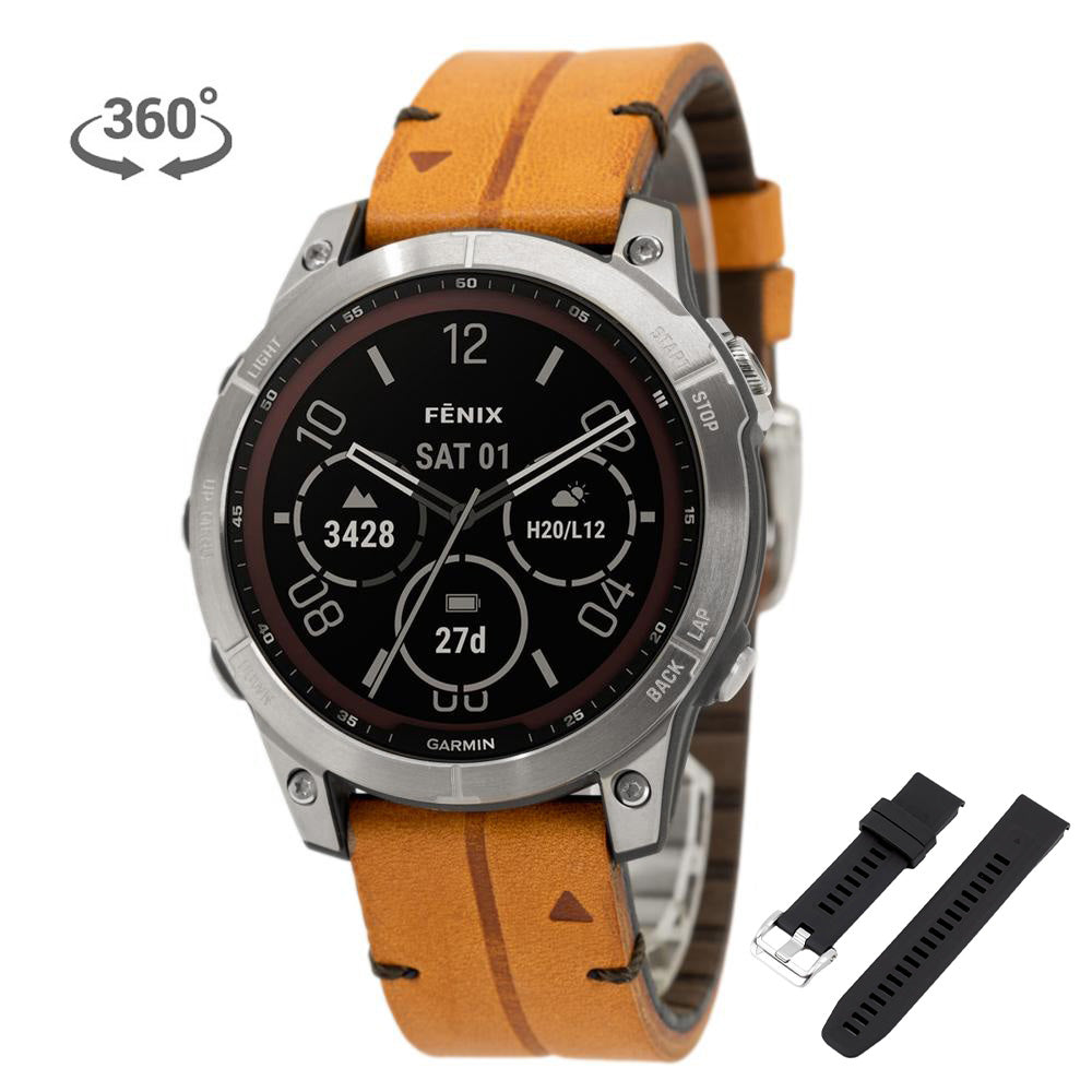 Garmin fenix 7S Pro Light Sand Smartwatch - 010-02776-14