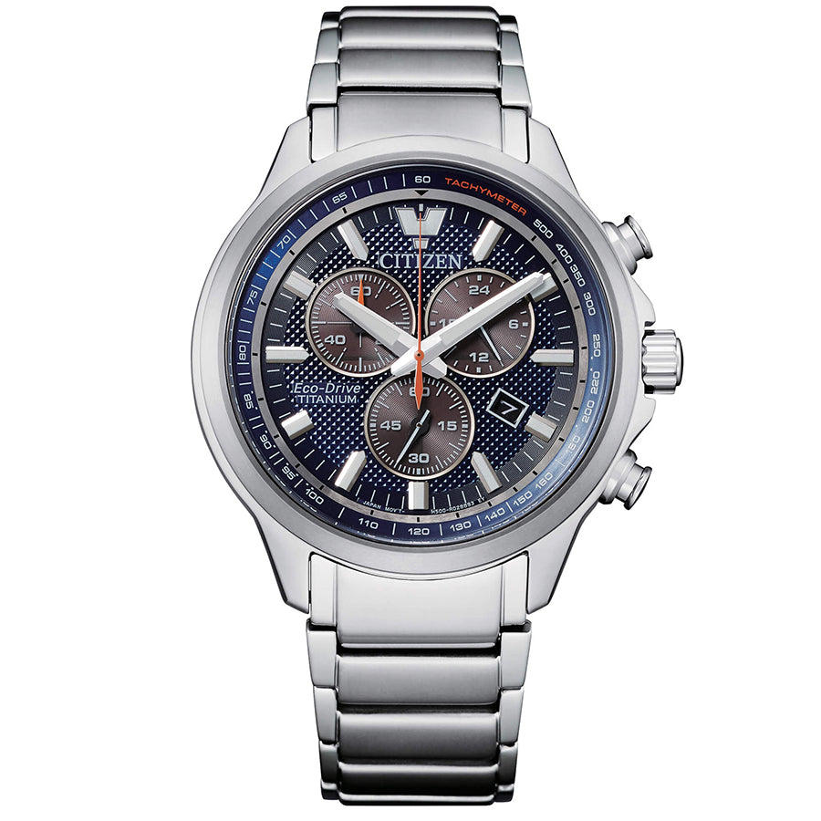 Citizen Men's CA4490-85L Super Titanium Eco-Drive Blue Watch