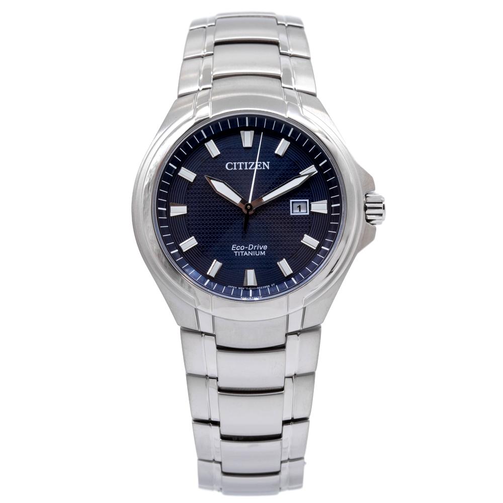 Citizen Men's CA4490-85L Super Titanium Eco-Drive Blue Watch