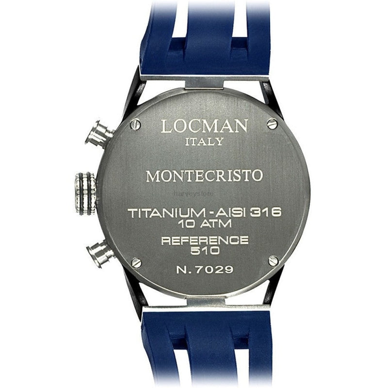 Locman Montecristo Mens 0510Knbkfbl0Gob Stainless Steel. Titan Automatico Watch Watch