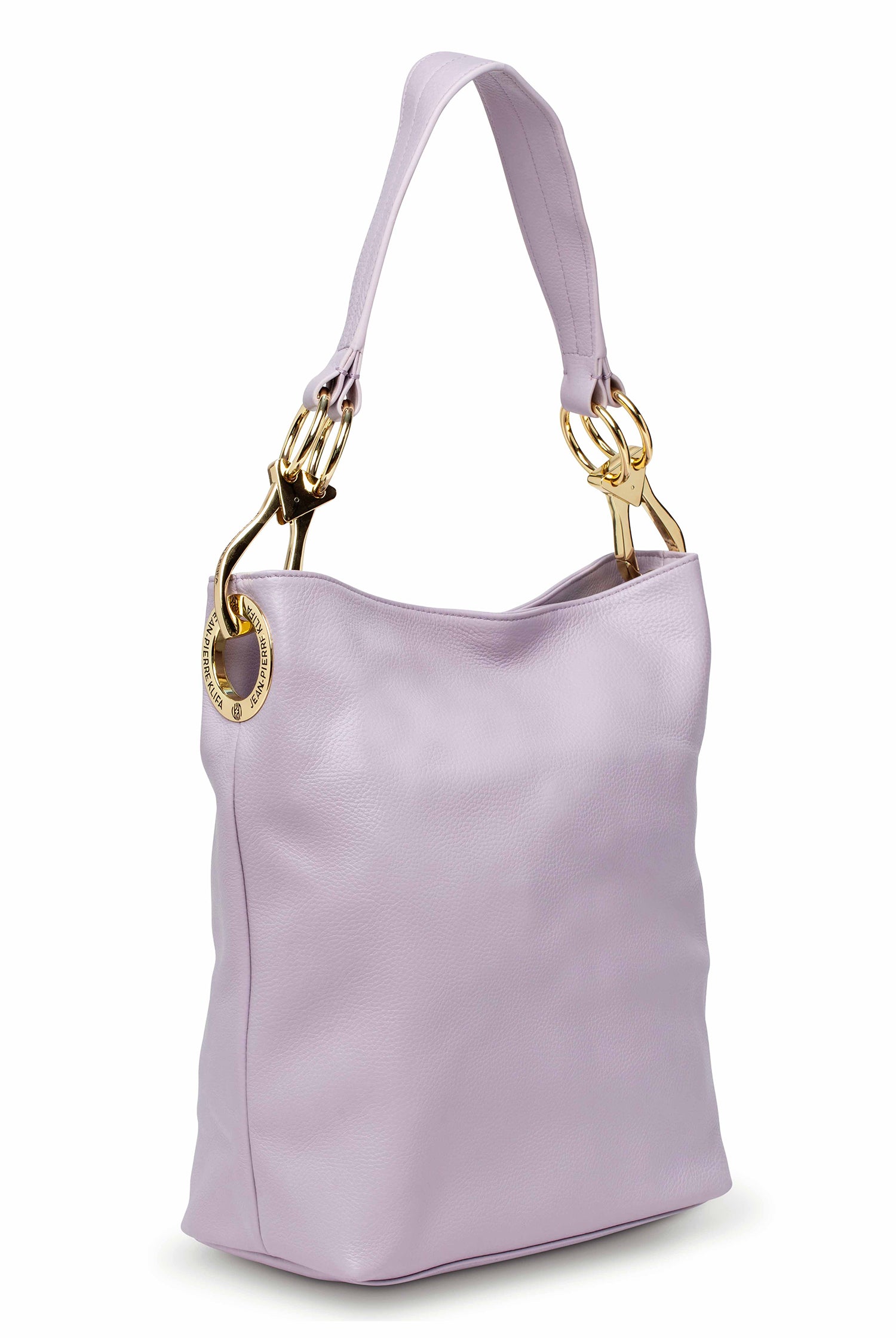 Leather Bucket Bag Berry –