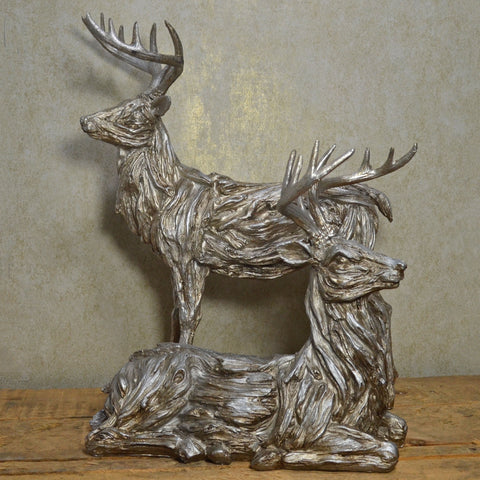 Standing and Sitting Winter Stag- Festive Decoration and Holiday Trends