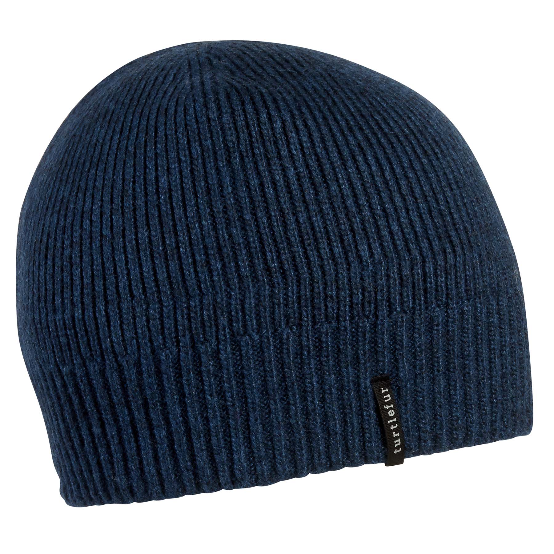 photo of classic blue beanie