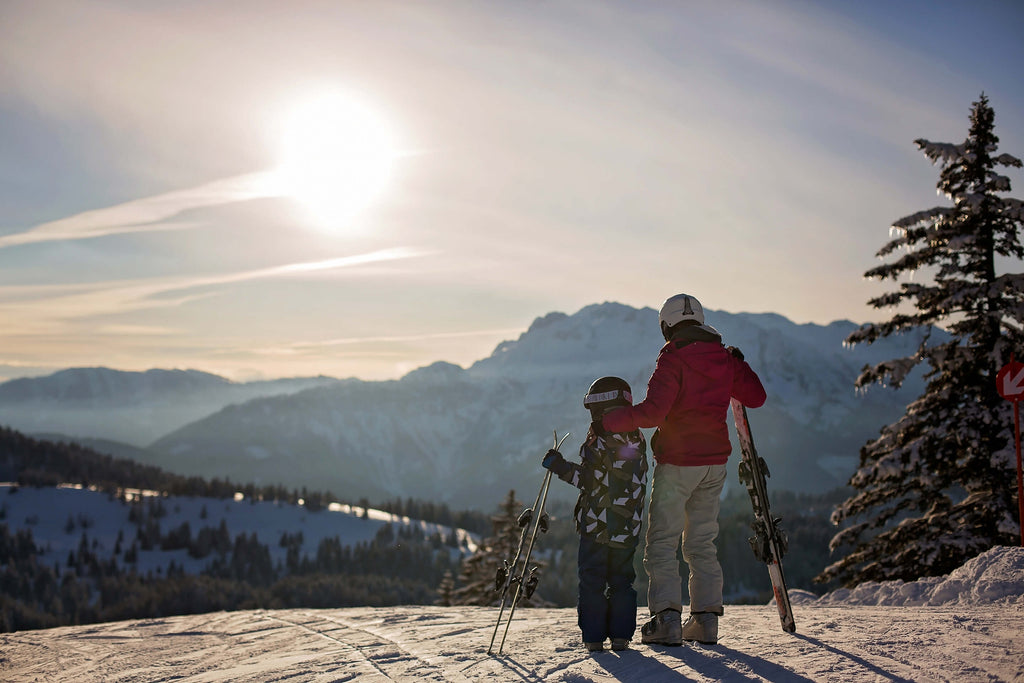 kids skiing, fearless kids