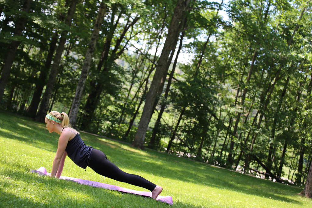 mother's day yoga, backyard yoga