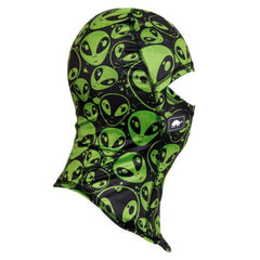 Children's ski balaclava - green