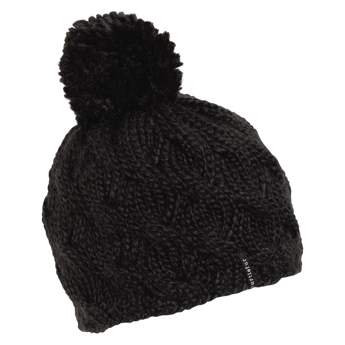 turtle fur pom hat