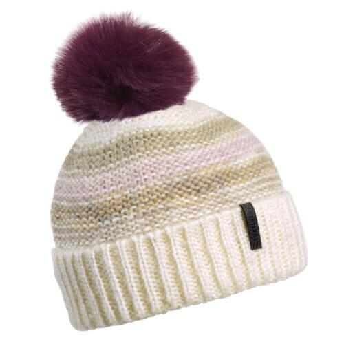 Think Royln Womens Knit Metallic Stripe Animal Print Quilted Beanie Ha -  Shop Linda's Stuff