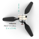 PECF H-Cell 2x1.5 mL - Photo-Electrochemical Flow H-Cell