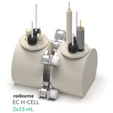 EC H-Cell 2x15 mL- Screw Mount Electrochemical H-Cell