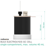 Bulk Electrolysis GC Cell