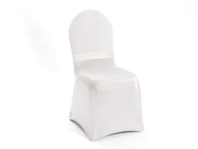 White Premium Spandex Chair Band Union Square Linens