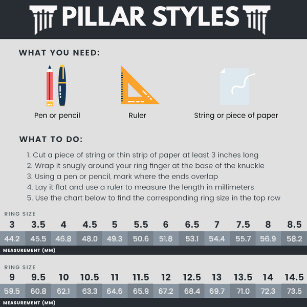 How to Measure Ring Size at Home [2023 Update]– Pillar Styles