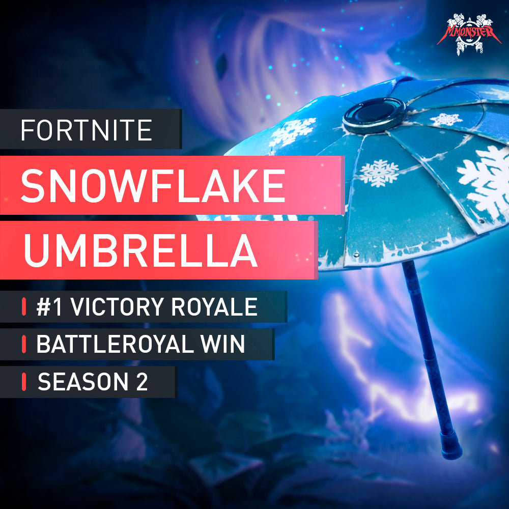 fortnite snowflake umbrella - fortnite season 7 win umbrella