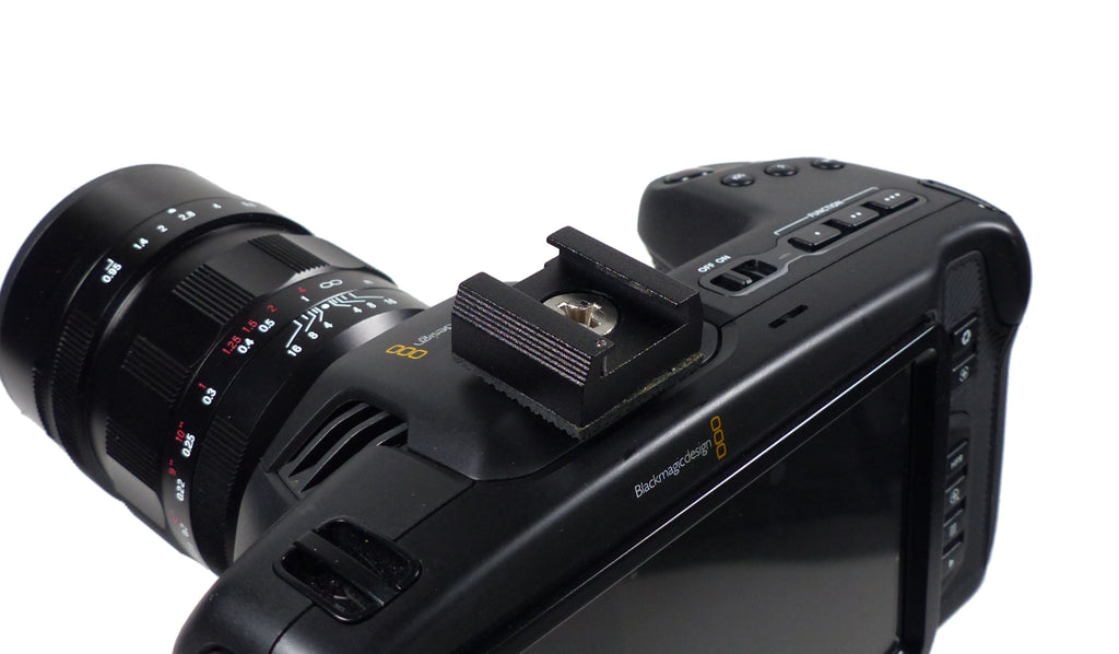 de zapata fría ALZO para cámaras de cine de BMPCC 4K, 6K Blackmagic - ALZO Digital