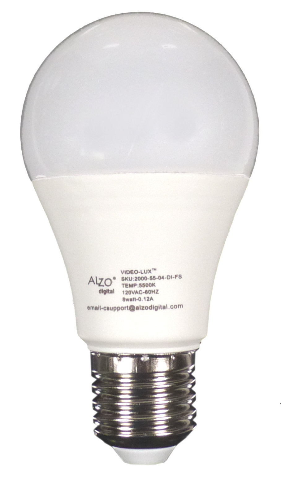 Alzo 8w 75w Joyous Light Dimmable Led Full Spectrum Light Bulb 5500k Alzo Digital