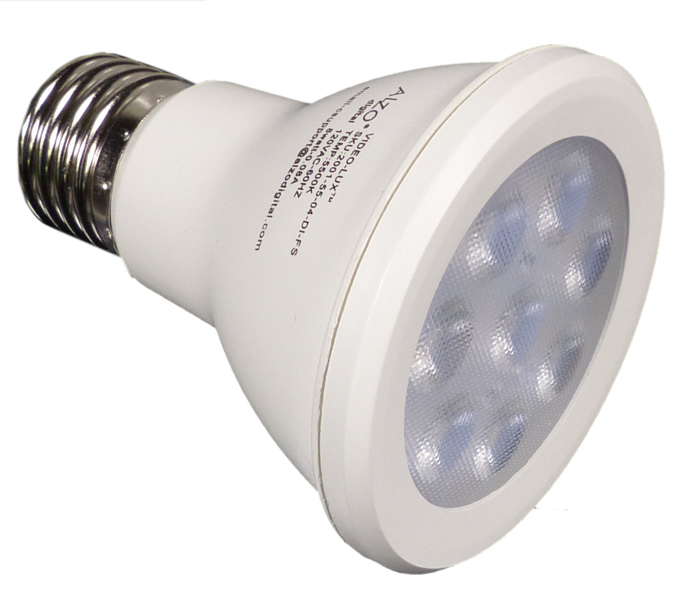 ALZO 8W (75W) 500 Lumen, Dimmable LED Bulb, PAR20 Spot Light Color Temp: 5500K Daylight, 120V (ALZO Series: 2001-55)