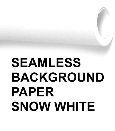 Seamless Photo Background Paper Roll Snow White, 96 Inches Wide x 36 F -  ALZO Digital
