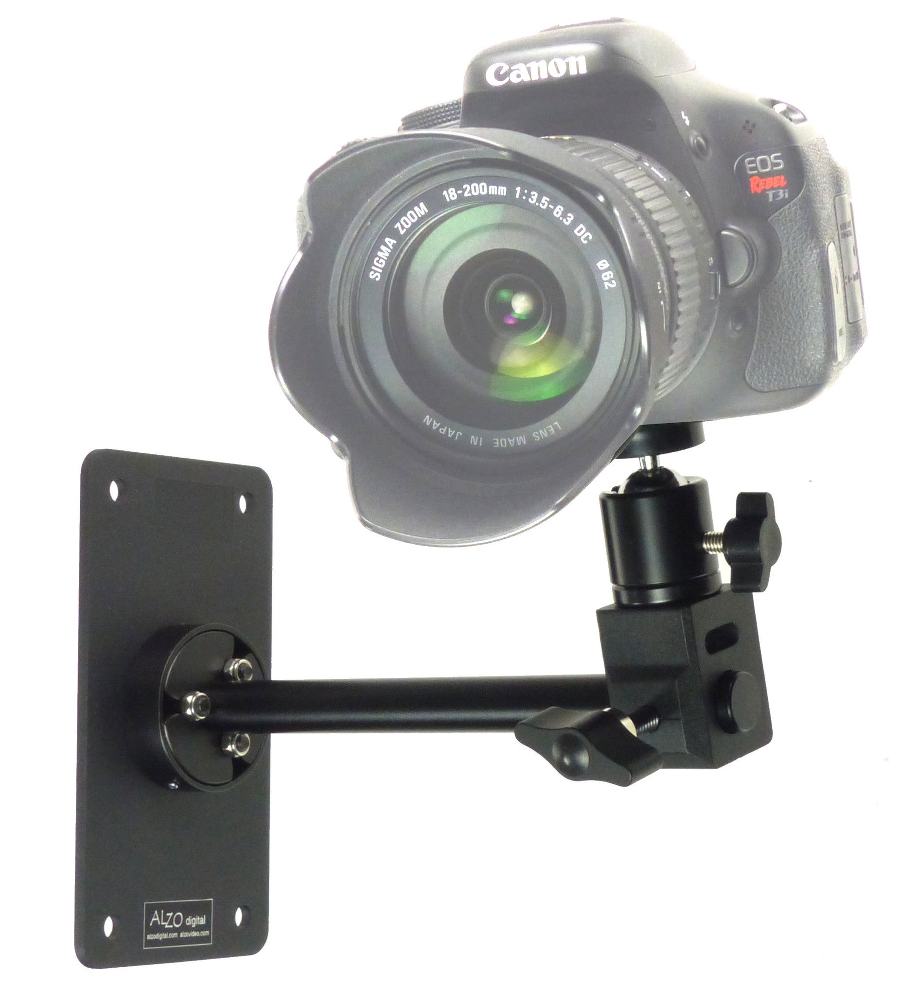 Alzo Horizontal Camera Mount, Tripod Accessory for Overhead Product Photography