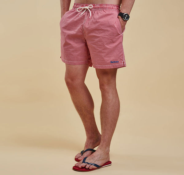 Barbour Striped Shorts - Red