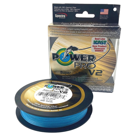 Power Pro Super Slick V2 Blue 65 lb 300 Yards