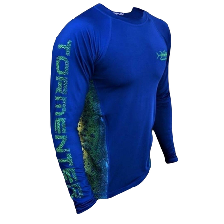 Shop MC Teal Camo SPF Fishing Shirt - Tormenter Ocean