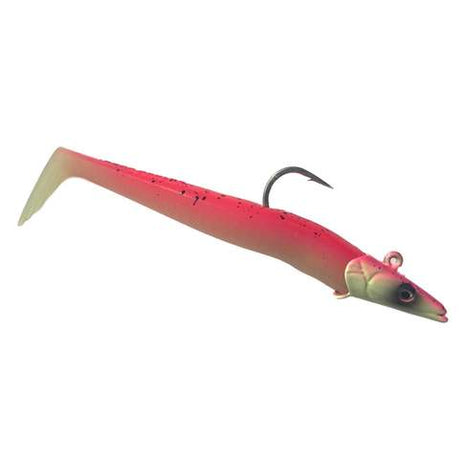  Savage Gear Sandeel Fishing Bait, 3 1/2 oz, Pink Glow,  Realistic Contours & Movement, Durable Construction, Two Tie Points, 5X  Hooks, Holographic Eyes, Bait Keeper : Sports & Outdoors