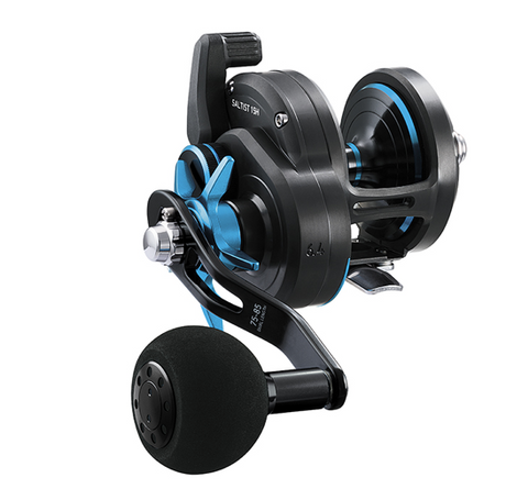 Okuma Makaira 2Speed Level Drag Reel MK-50WIISEA-SILVER 3.2:1 & 1.3:1 Gear  Ratio