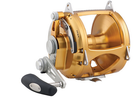 PENN Squall II Star Drag Conventional Reel, Size 15, 29 Recovery Rate 