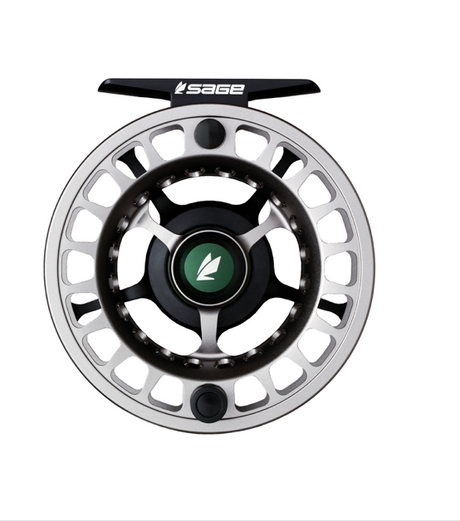 Seigler BFN Saltwater Fly Reel - Silver/Black