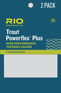 rio powerflex trout tapered leaders 7.5ft 3x 8.2lb 3 per pack